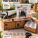 TruckBar™ – Dispenser de Bebidas com Caminhão e Posto Personalizado