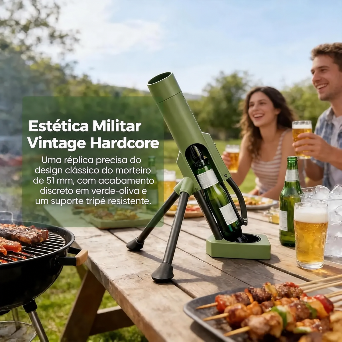 Abridor De Cerveja Canhão